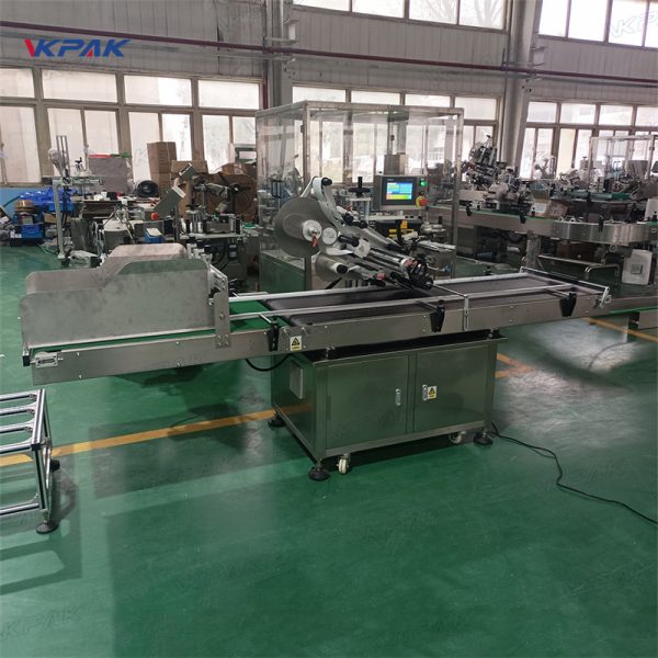 VK-FPL-Z Automatic Flat Folding Cardboard Corrugated Carton Box Labeling Machine